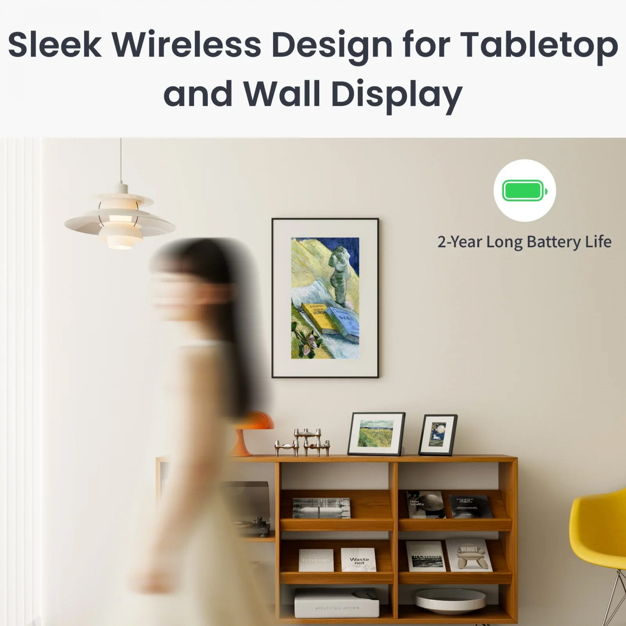 Смарт-пристрій у вигляді рамки для цифрового мистецтва SwitchBot AI Art Frame (Size 7.3)